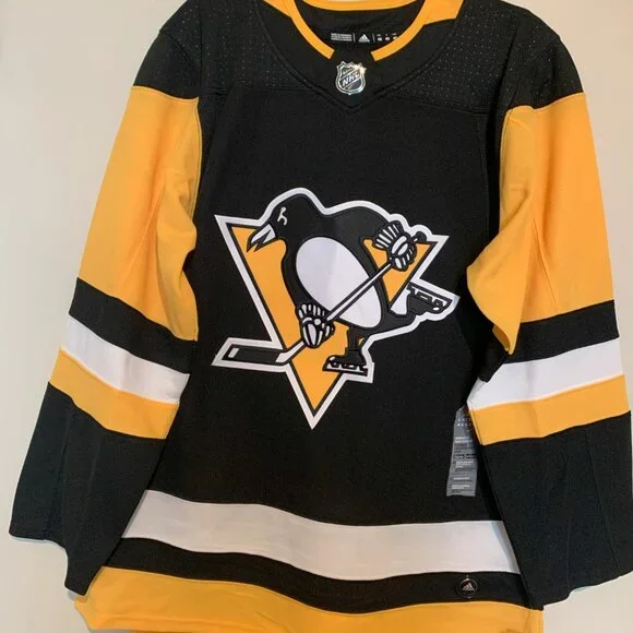 BRAND NEW W/ TAGS: Official adidas NHL Authentic Pittsburgh Penguins Jersey - Picture 2 of 10